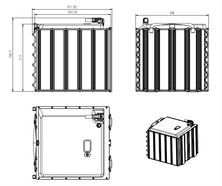 High-Speed Emotorcycle Battery 96V 60Ah Pack